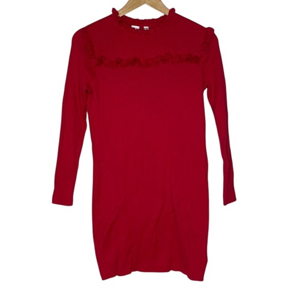 Gap Kids Long Sleeve Red Dress sz XL